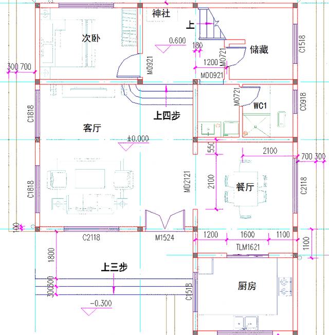 簡(jiǎn)單三層平屋頂25萬(wàn)2廳4臥帶神灶自建房全套設(shè)計(jì)施工圖，最關(guān)鍵的是戶型施工簡(jiǎn)單，經(jīng)濟(jì)實(shí)用