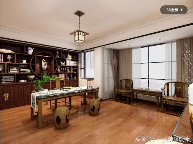 162平的自建房裝成了新中式風(fēng)格，鄰居都看了都想這樣裝修呢！