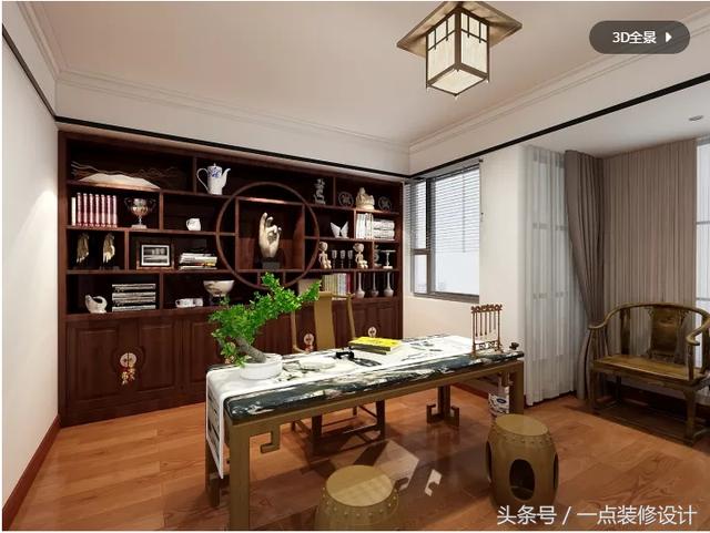 162平的自建房裝成了新中式風(fēng)格，鄰居都看了都想這樣裝修呢！