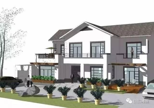 二層農(nóng)村自建房設計圖 被重新定義的新中式自建房