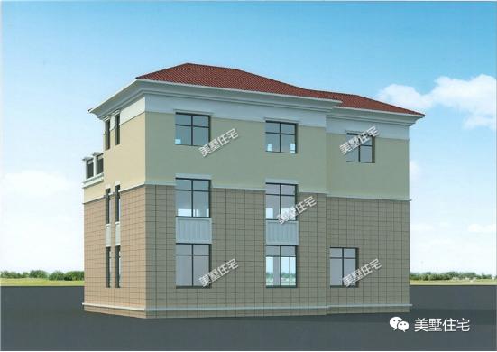 15X13米三層豪宅別墅設(shè)計(jì)圖，很明顯的歐式風(fēng)格，造型和布局堪稱完美