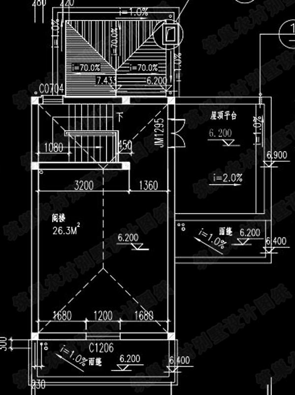 80平米二層小戶型別墅圖，20萬1廳3室?guī)чw樓層（附高清效果圖）