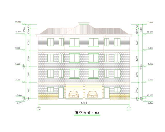 17X10米農(nóng)村自建房設(shè)計圖，非常霸氣的四層鄉(xiāng)村別墅，現(xiàn)代與傳統(tǒng)的完美結(jié)合