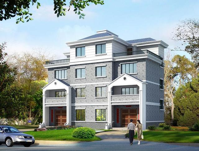 17X10米農(nóng)村自建房設(shè)計圖，非常霸氣的四層鄉(xiāng)村別墅，現(xiàn)代與傳統(tǒng)的完美結(jié)合