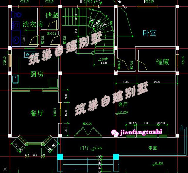 130㎡12x11米帶陽(yáng)臺(tái)簡(jiǎn)潔三層鄉(xiāng)村別墅外觀效果圖，造價(jià)25萬(wàn)