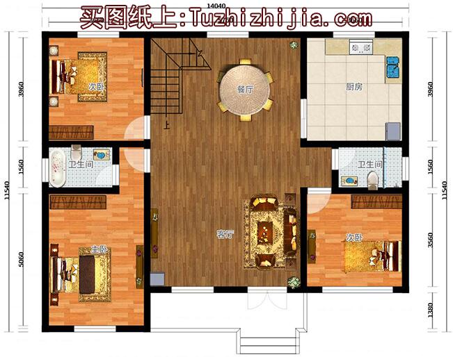 鄉(xiāng)下建房一層戶型圖，建好才15萬，鄰居都說50年不會(huì)過時(shí)！