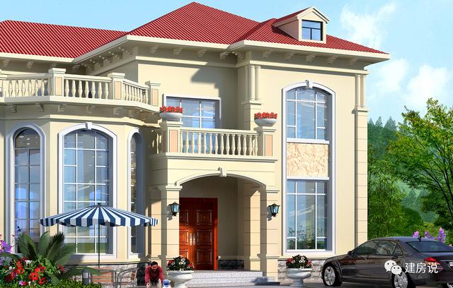 三款二層別墅圖，在老家蓋一棟漂亮的小別墅，讓家里人揚眉吐氣，臉上有光