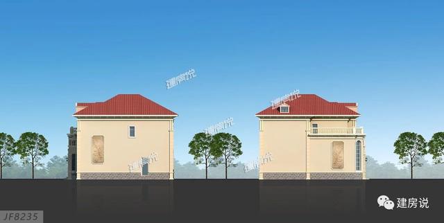 三款二層別墅圖，在老家蓋一棟漂亮的小別墅，讓家里人揚眉吐氣，臉上有光