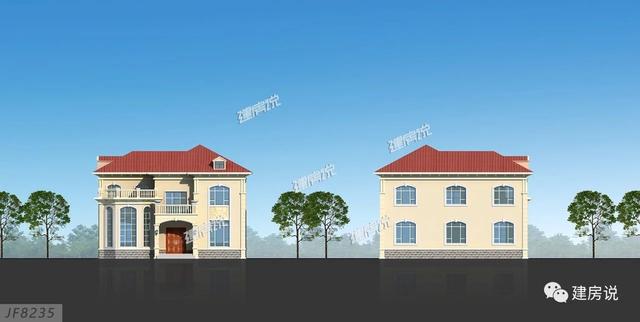 三款二層別墅圖，在老家蓋一棟漂亮的小別墅，讓家里人揚眉吐氣，臉上有光