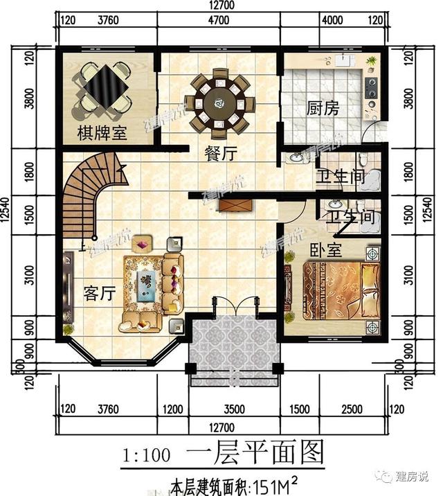 三款二層別墅圖，在老家蓋一棟漂亮的小別墅，讓家里人揚眉吐氣，臉上有光