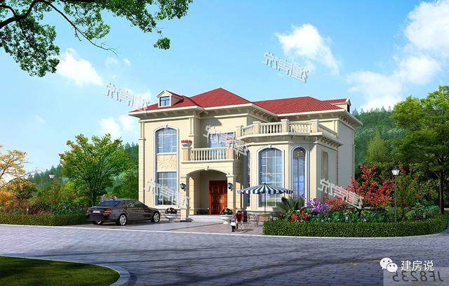 三款二層別墅圖，在老家蓋一棟漂亮的小別墅，讓家里人揚眉吐氣，臉上有光