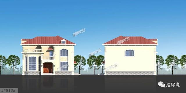 三款二層別墅圖，在老家蓋一棟漂亮的小別墅，讓家里人揚眉吐氣，臉上有光