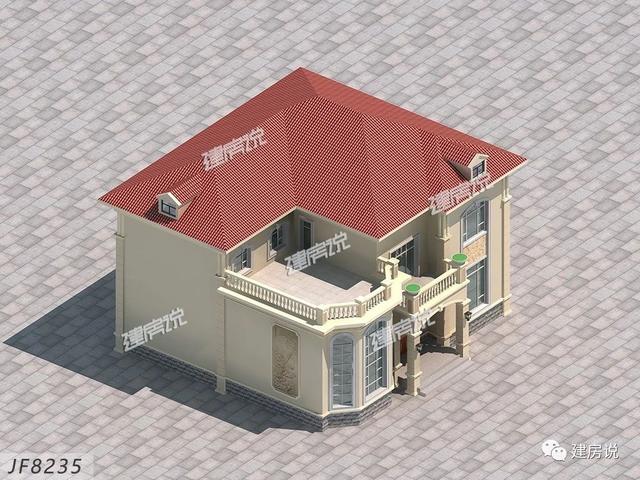 三款二層別墅圖，在老家蓋一棟漂亮的小別墅，讓家里人揚眉吐氣，臉上有光