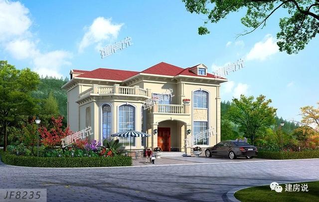 三款二層別墅圖，在老家蓋一棟漂亮的小別墅，讓家里人揚眉吐氣，臉上有光