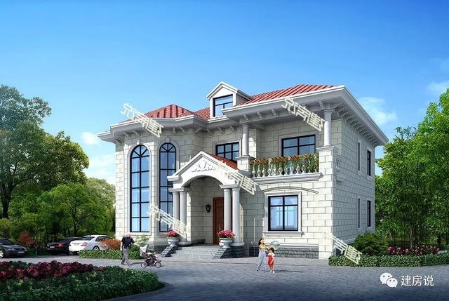 三款二層別墅圖，在老家蓋一棟漂亮的小別墅，讓家里人揚眉吐氣，臉上有光