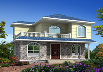 農村15萬元二層小樓圖，占地100平米左右，簡單實用，戶型合理