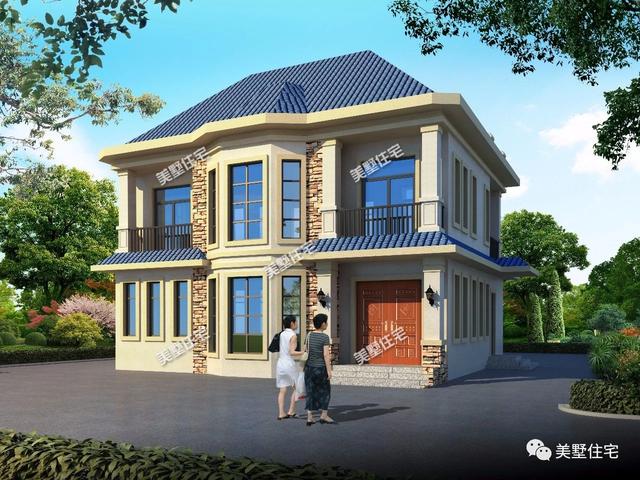 適合農(nóng)村宅基地大小5款別墅戶型圖，每款都不超過120平，外觀大方造價還便宜