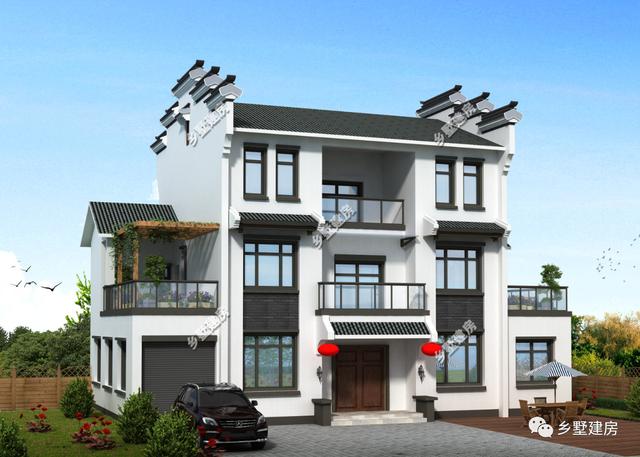 4款中式風格的小別墅設(shè)計圖，很適合我們農(nóng)村自建，大家一起來看看吧