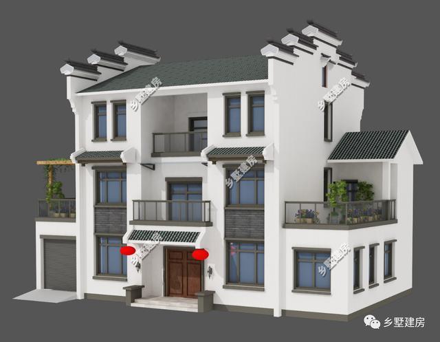 4款中式風格的小別墅設(shè)計圖，很適合我們農(nóng)村自建，大家一起來看看吧