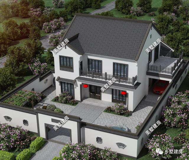 4款中式風格的小別墅設(shè)計圖，很適合我們農(nóng)村自建，大家一起來看看吧