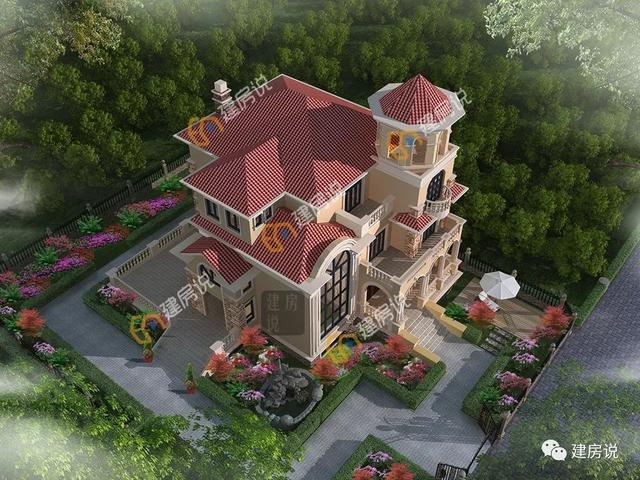 這3棟氣派的歐式別墅圖，建一棟衣錦還鄉(xiāng)，過上令人羨慕的小日子