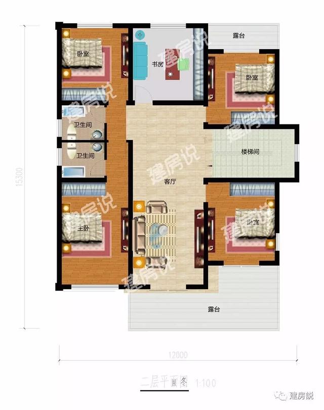 5款二層別墅圖很美很實(shí)惠，看起來(lái)夠洋氣，造價(jià)也不高，建到就是賺到