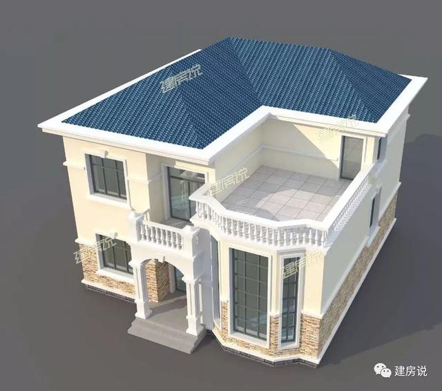 5款二層別墅圖很美很實(shí)惠，看起來(lái)夠洋氣，造價(jià)也不高，建到就是賺到