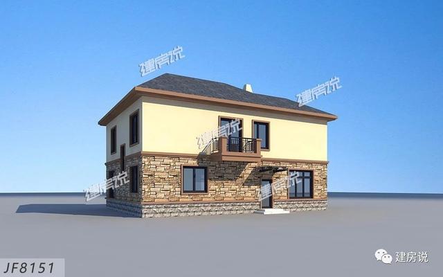 5款二層別墅圖很美很實(shí)惠，看起來(lái)夠洋氣，造價(jià)也不高，建到就是賺到