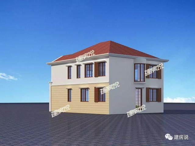 5款二層別墅圖很美很實(shí)惠，看起來(lái)夠洋氣，造價(jià)也不高，建到就是賺到