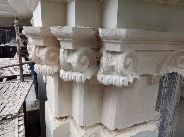 歐式建筑上的羅馬柱制作，詳細(xì)全過程（多圖）