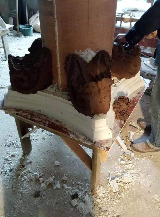 歐式建筑上的羅馬柱制作，詳細(xì)全過程（多圖）