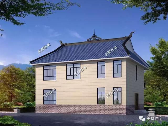 二層新中式別墅圖，中式與現(xiàn)代的完美結(jié)合，看過的都說好