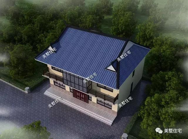 二層新中式別墅圖，中式與現(xiàn)代的完美結(jié)合，看過的都說好