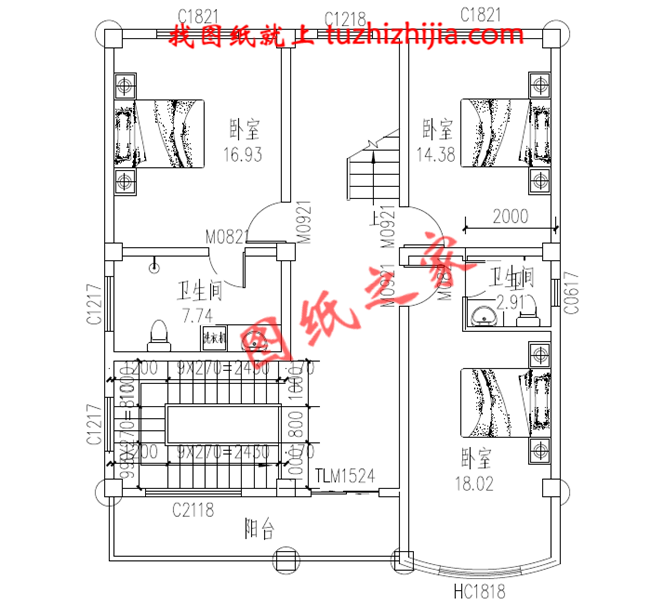 農(nóng)村30萬別墅款式三層，占地面積100平米左右