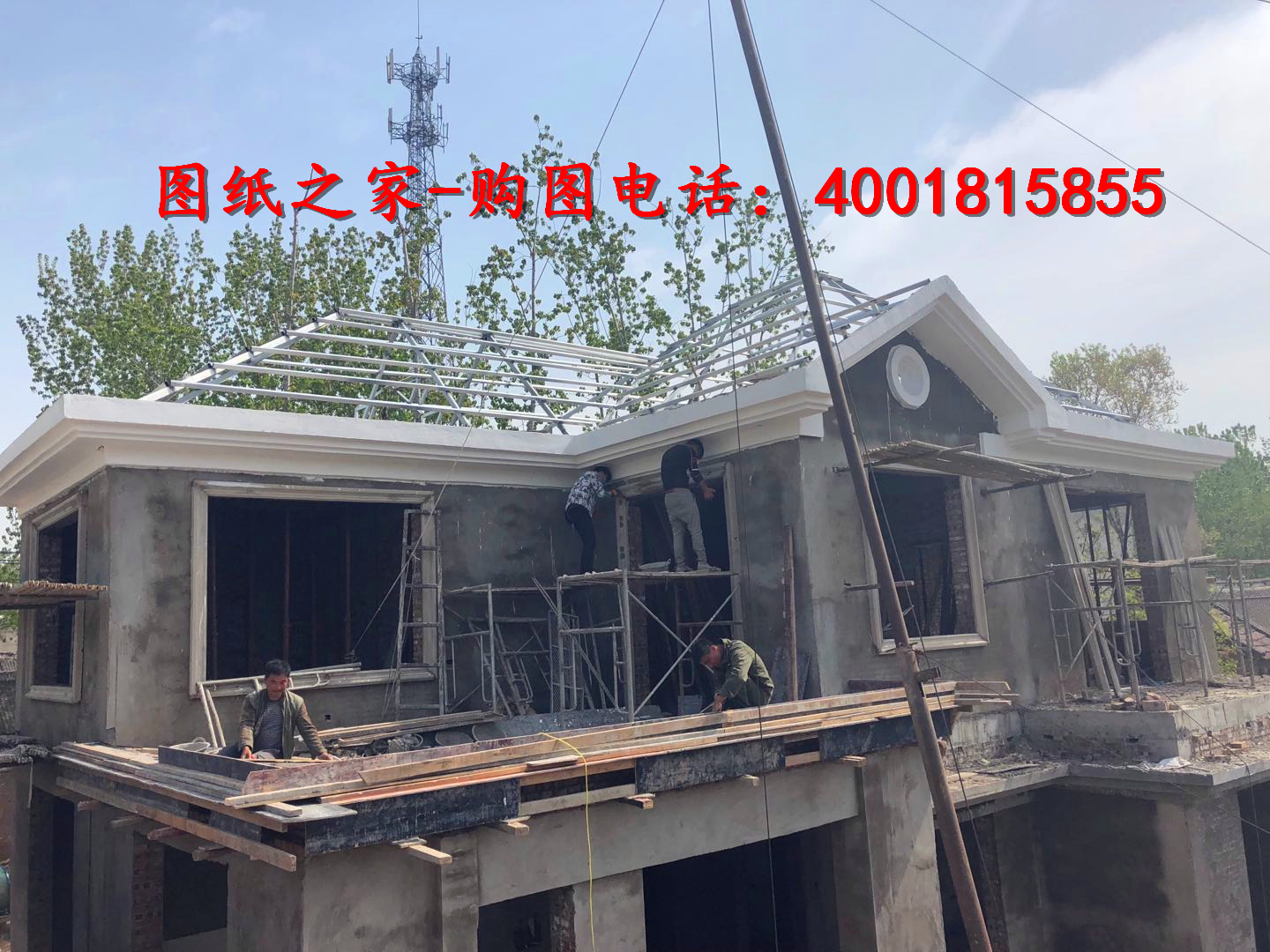 150平農(nóng)村二層樓房實(shí)景圖，30萬建好，帶施工圖，城里2套房都不換！