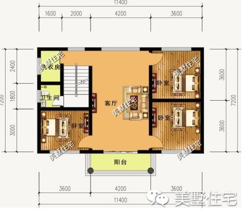 3套三層的小洋別墅設(shè)計(jì)圖，外觀漂亮又大氣，給父母一個(gè)舒適的家