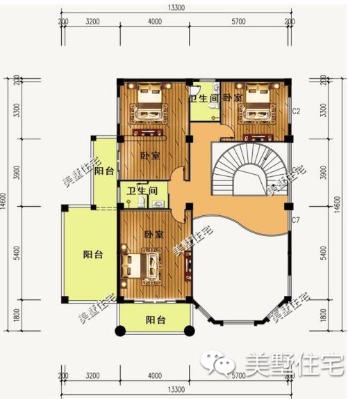 3套三層的小洋別墅設(shè)計(jì)圖，外觀漂亮又大氣，給父母一個(gè)舒適的家