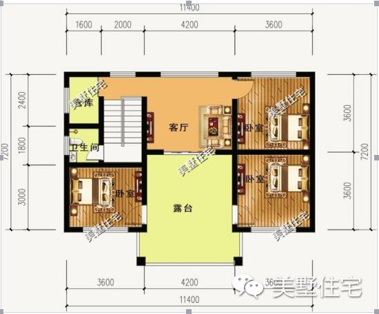 3套三層的小洋別墅設(shè)計(jì)圖，外觀漂亮又大氣，給父母一個(gè)舒適的家