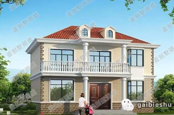 2款二層農(nóng)村別墅設(shè)計(jì)圖，造價(jià)都在20左右，外觀太吸引人了