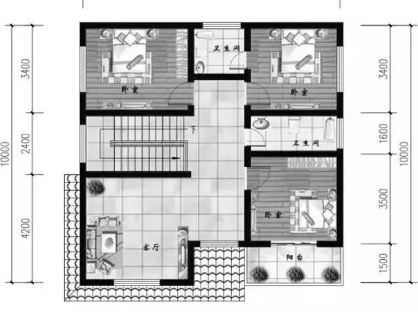 2款二層農(nóng)村別墅設(shè)計(jì)圖，造價(jià)都在20左右，外觀太吸引人了