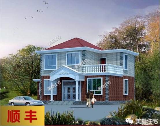 3款農(nóng)村2層小別墅圖，20萬就能建起來，讓你花少錢，建好的房子！