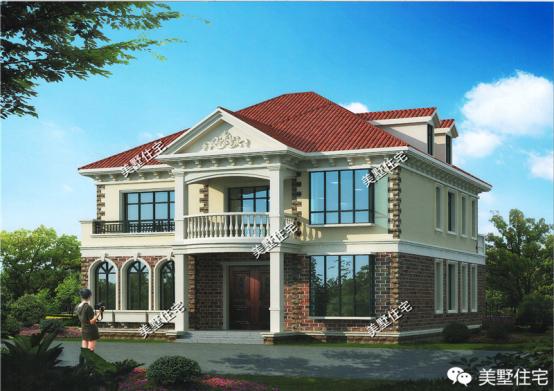 3款農(nóng)村2層小別墅圖，20萬就能建起來，讓你花少錢，建好的房子！