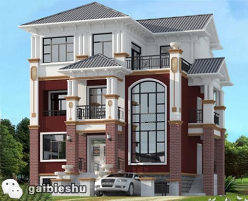 三層3廳6臥別墅圖紙，占地100平造價(jià)40萬左右，地下室+挑空客廳+娛樂室