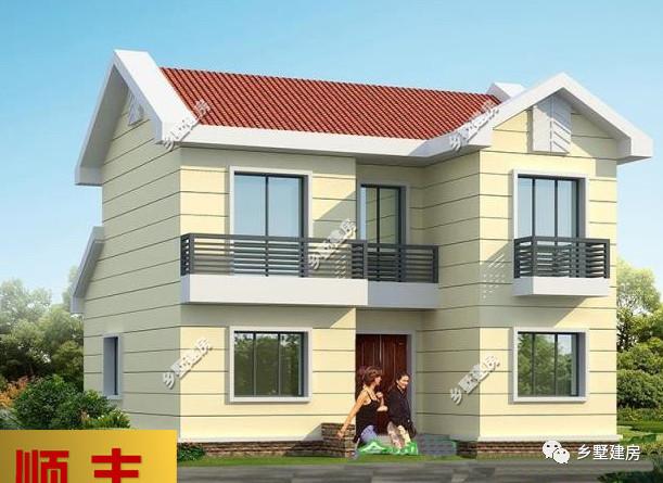 三款農(nóng)村二層別墅圖，不到100平的農(nóng)村小別墅，讓你知道小面積也有好布局