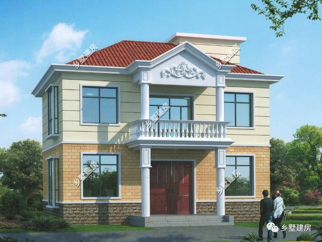 三款農(nóng)村二層別墅圖，不到100平的農(nóng)村小別墅，讓你知道小面積也有好布局