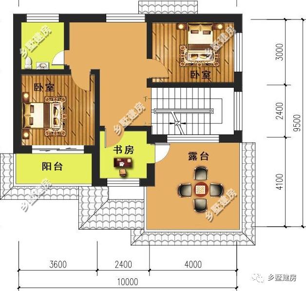 三款農(nóng)村二層別墅圖，不到100平的農(nóng)村小別墅，讓你知道小面積也有好布局
