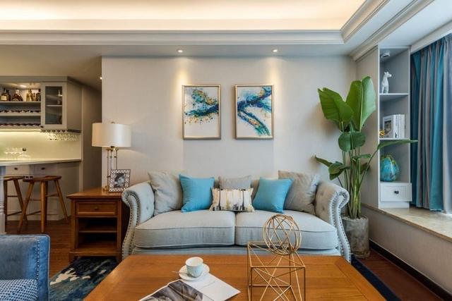 緊湊型美式裝修，套內(nèi)面積89平米，一樣的漂亮