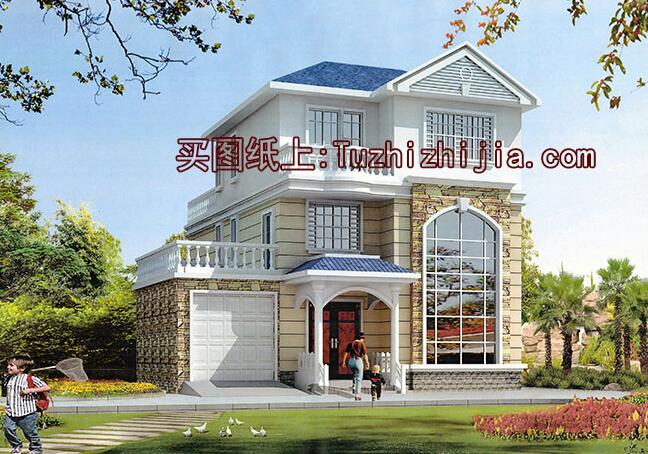 3款【漂亮三層別墅圖片大全】預(yù)算25萬起，第2款老少皆愛！