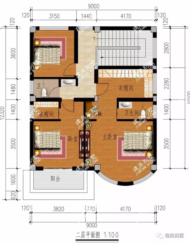 面寬9米同樣建豪宅，四層帶架空層的豪華別墅設(shè)計(jì)圖，不僅外觀大氣，布局更是好用到