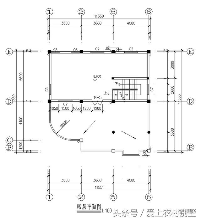 120平新農(nóng)村框架結(jié)構(gòu)別墅圖，三層半+挑空客廳+大露臺(tái)，超氣派超流行的一款別墅